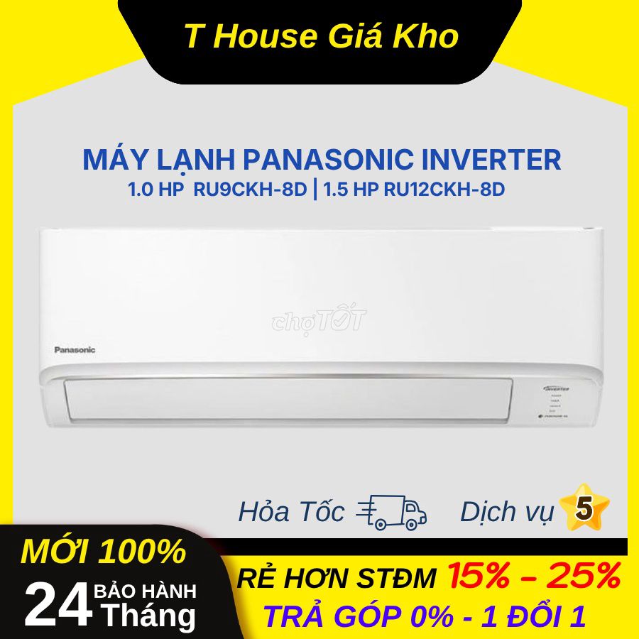 Máy lạnh Panasonic Inverter 1 / 1.5 HP Mới 100%. Mua bán Máy lạnh, điều hoà tại Quận Bình Thạnh Tp Hồ Chí Minh được đăng bởi T HOUSE GIÁ KHO hình 1