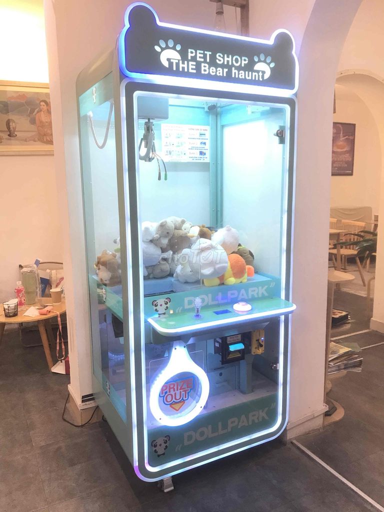 Máy gắp thú bông Dollpark Xanh ngọc Mới. Mua bán Đồ chuyên dụng, Giống nuôi trồng tại Quận Ba Đình Hà Nội được đăng bởi Nguyễn Thành Trung hình 1