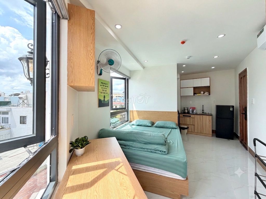 New100%- Phòng studio-Full nội thất-Thang máy-Gần ĐhVăn lang-Chỉ 5,5tr