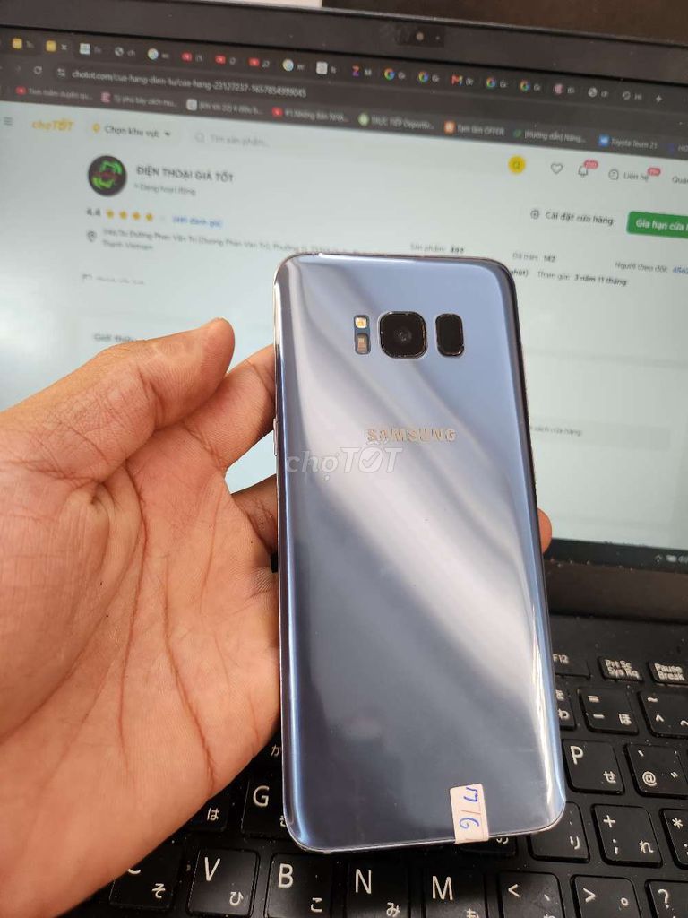 Samsung Galaxy S8 64GB Xám Snapdragon 835 Full CN. Mua bán Điện thoại tại Quận Bình Thạnh Tp Hồ Chí Minh được đăng bởi Dân Mobile hình 1