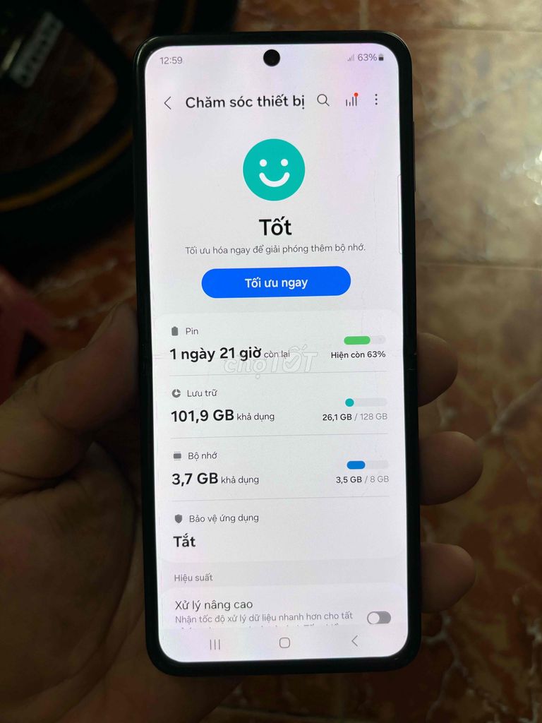 thanh lý ss zlip3 công ty 2sim 128Gb