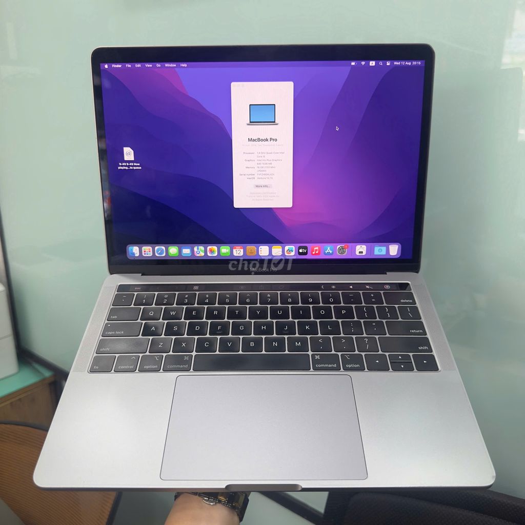 MacBook Pro 2019 13-inch Touch Bar – i5/16GB/256GB. Mua bán Laptop tại Quận Tân Bình Tp Hồ Chí Minh được đăng bởi Nguyễn thế duy hình 1