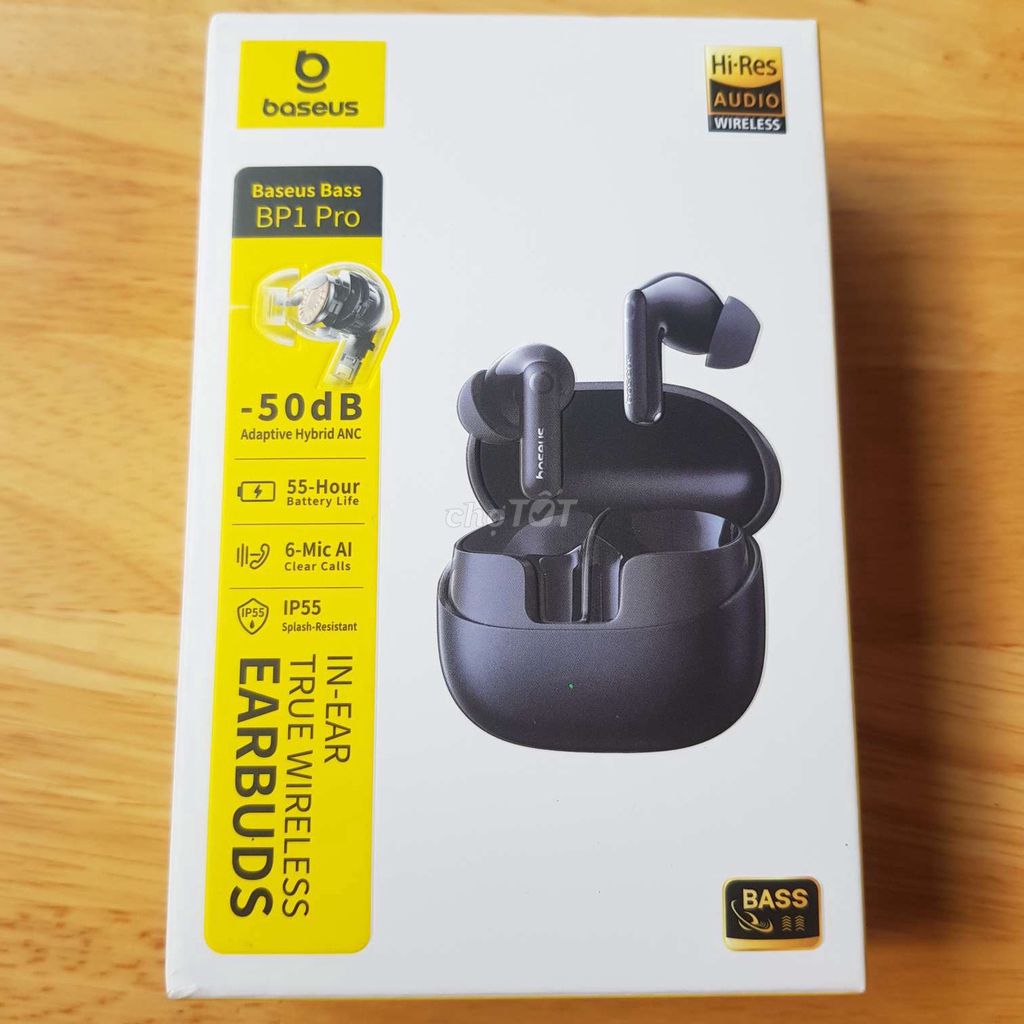 Tai nghe Bluetooth Baseus BP1 Pro Đen mới 100%. Mua bán Tivi, Âm thanh tại Thành phố Vĩnh Long Vĩnh Long được đăng bởi Minh Triết hình 1