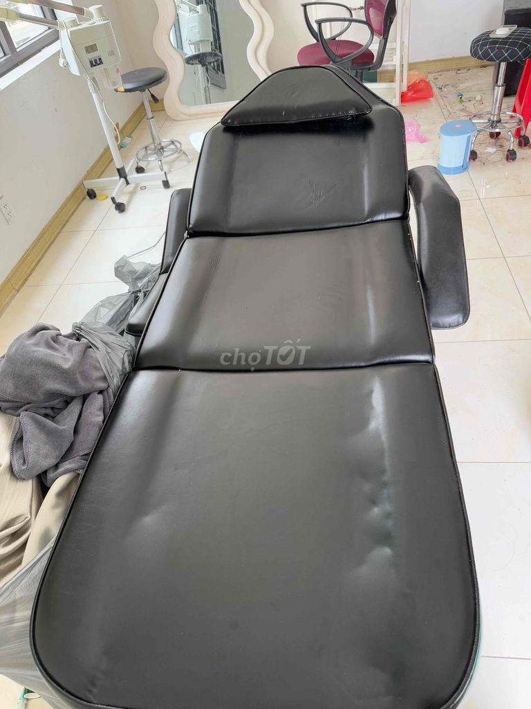 Giường spa da 80x180cm Đen. Mua bán Giường, chăn ga gối nệm tại Quận Hoàng Mai Hà Nội được đăng bởi Nguyễn Thanh Tâm hình 1