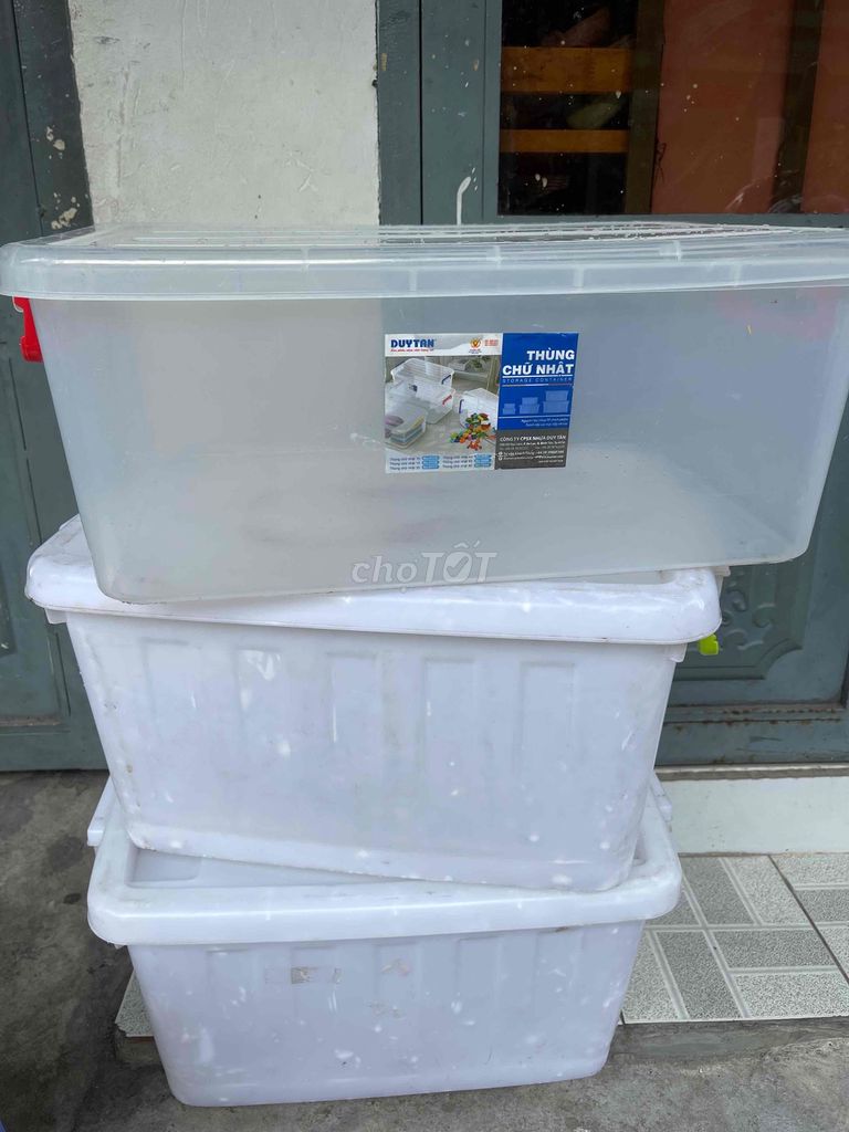 Thùng nhựa Duy Tân 30L-Thùng đựng đồ. Mua bán Nội thất, đồ gia dụng khác tại Quận Gò Vấp Tp Hồ Chí Minh được đăng bởi Van hình 1