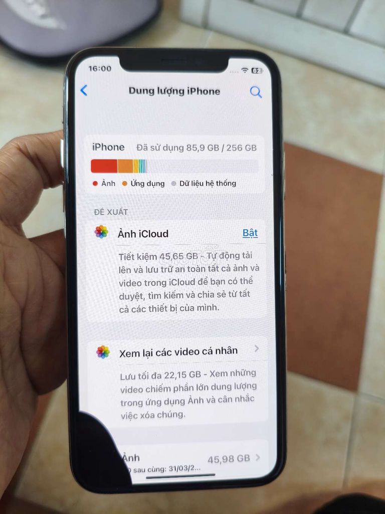 Apple iPhone X 256GB Bạc Đã sử dụng. Mua bán Điện thoại tại Quận Bình Thạnh Tp Hồ Chí Minh được đăng bởi Dương Nguyễn hình 1