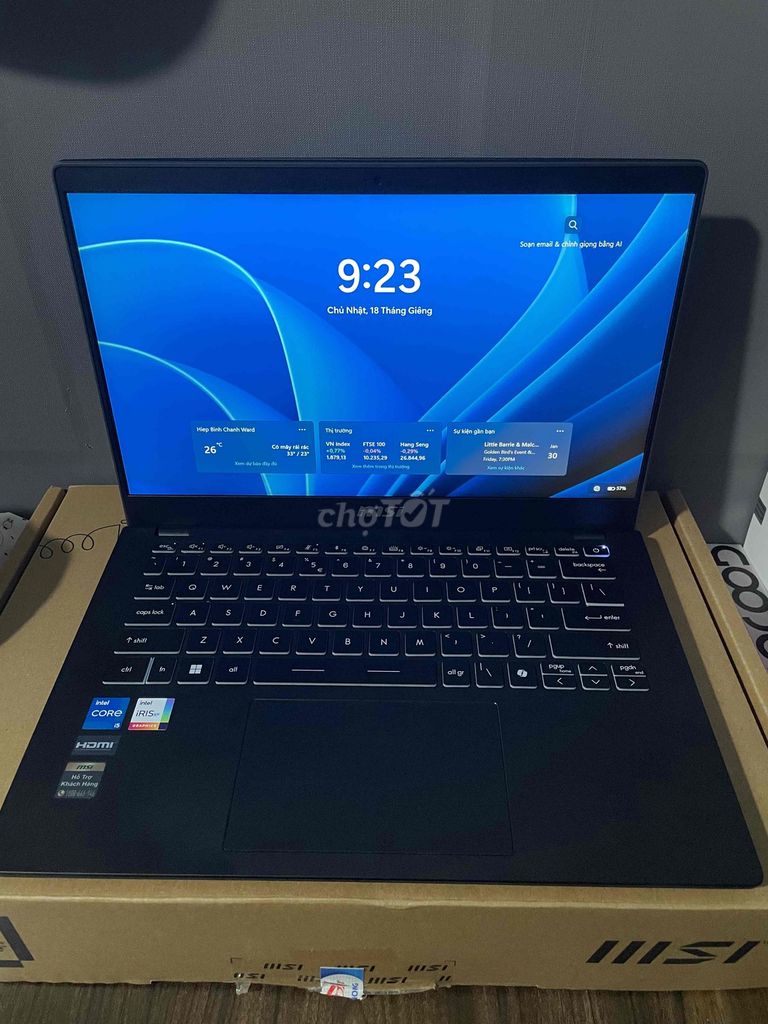 MSI Modern 14 i5/16GB/512GB SSD/14" FHD/Win11. Mua bán Laptop tại Thành phố Thuận An Bình Dương được đăng bởi Trương Yến nhi hình 1