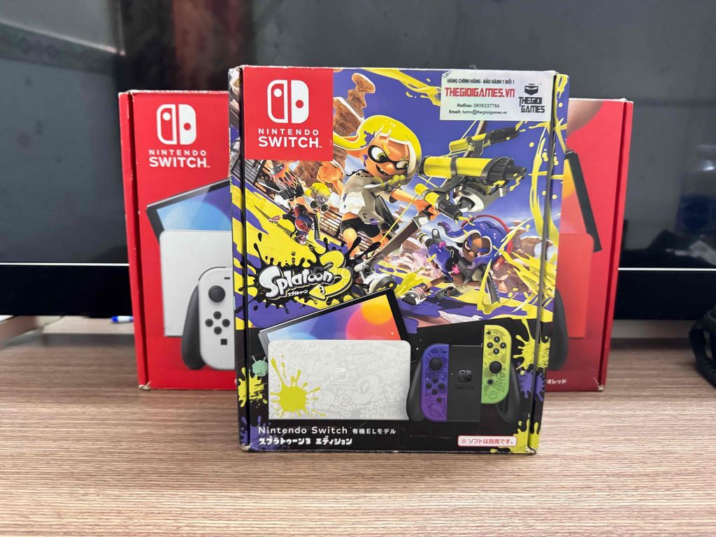 nintendo switch oled hắc 256g 99% full box