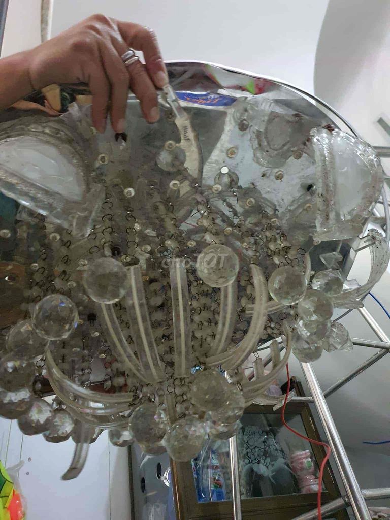 Đèn chùm Pha lê Kim loại. Mua bán Đèn tại Thành phố Vĩnh Long Vĩnh Long được đăng bởi Loan hình 1