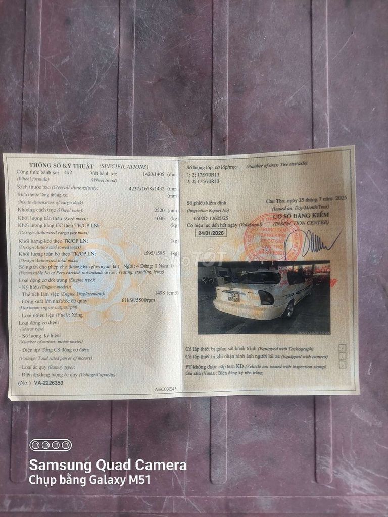 Lanos 2002. Mua bán Ô tô tại Quận Bình Thuỷ Cần Thơ được đăng bởi  nguyenhungdung hình 7