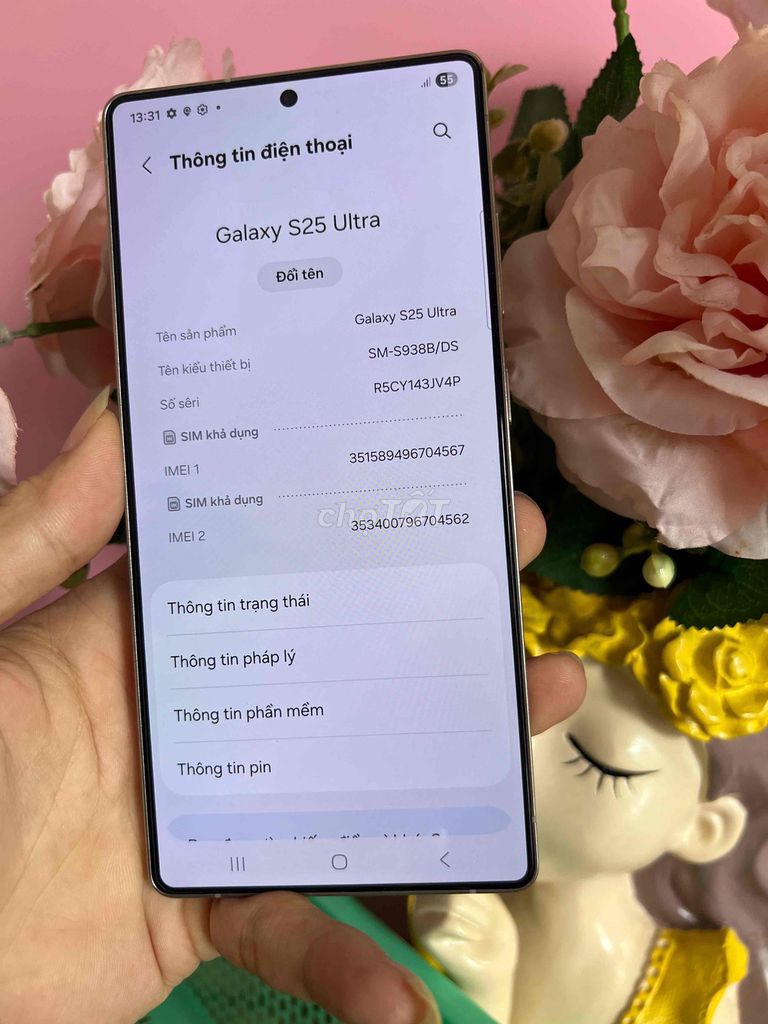 Samsung Galaxy S25 Ultra 256GB Đen. Mua bán Điện thoại tại Thành phố Tân An Long An được đăng bởi mua xin alo no SMS hình 1