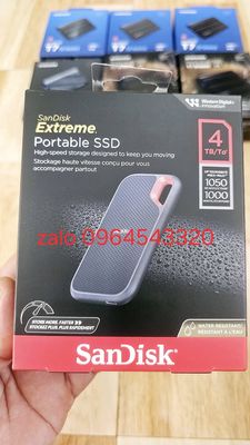 Ổ Cứng SSD Di Động Sandisk 4TB E61. Mua bán Linh kiện (RAM, Card...) tại Huyện Đắk Mil Đắk Nông được đăng bởi Đông Nguyễn