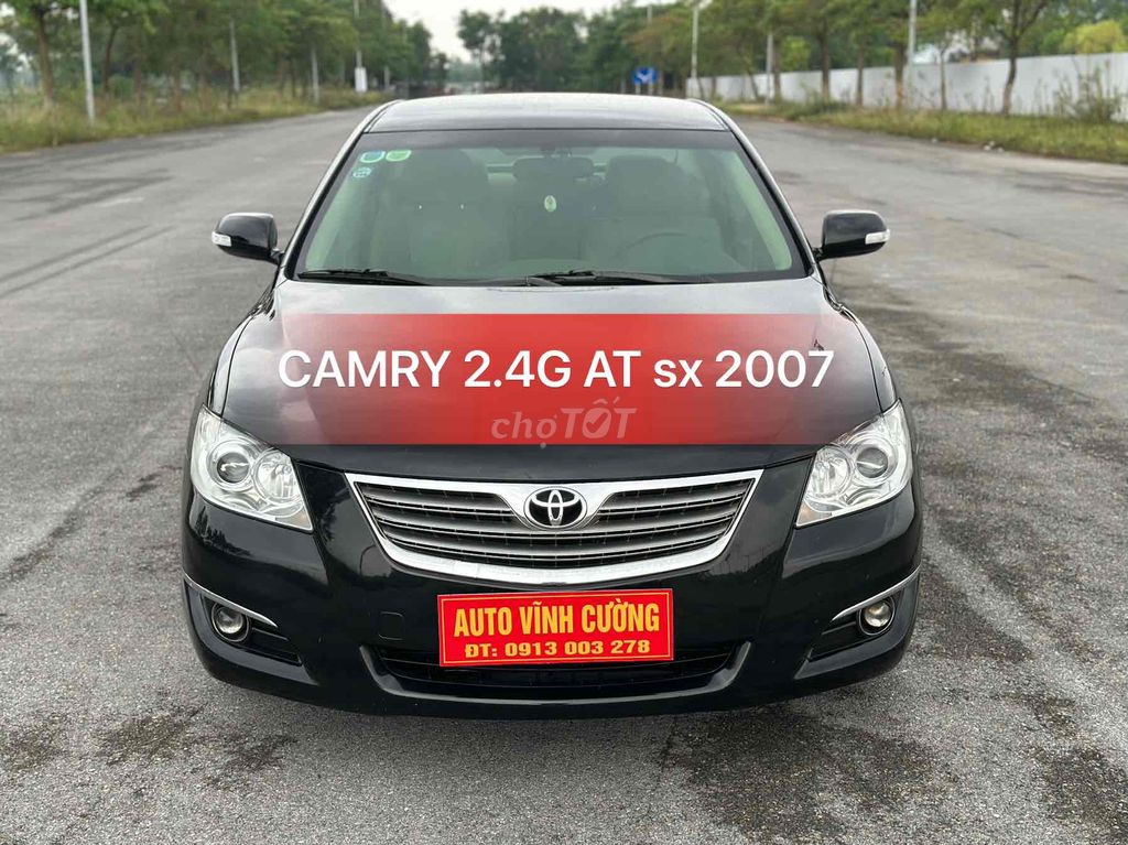 TOYOTA CAMRY 2.4G AT sx 2007 xe 1 chủ từ mới