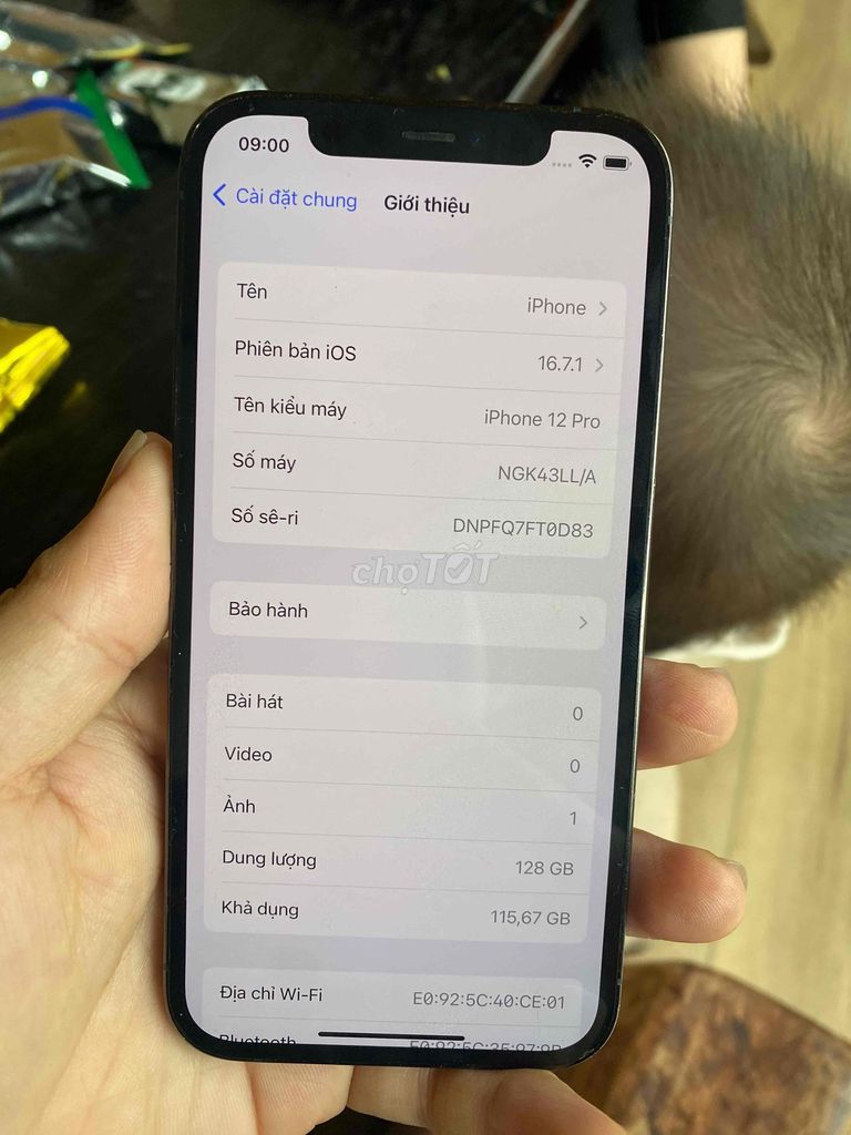 Apple iPhone 12 Pro 128GB Xanh. Mua bán Điện thoại tại Huyện Văn Giang Hưng Yên được đăng bởi Đinh Văn Anh hình 1