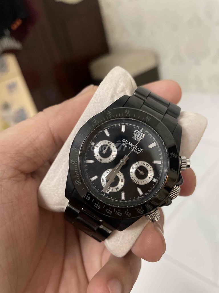 Đồng hồ nam Grandeur Đen Cao cấp. Mua bán Đồng hồ tại Quận Ngũ Hành Sơn Đà Nẵng được đăng bởi Tuấn hình 1