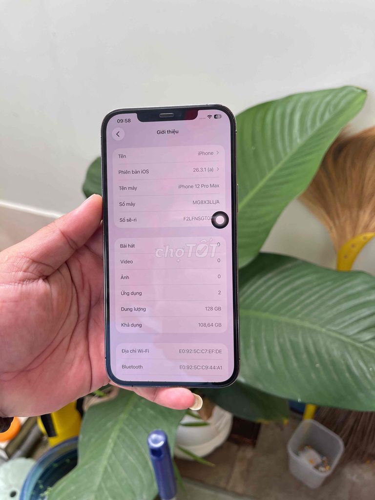 Apple iPhone 12 Pro Max 128GB Xám. Mua bán Điện thoại tại Thành phố Phan Thiết Bình Thuận được đăng bởi Tuấn Khôi hình 1