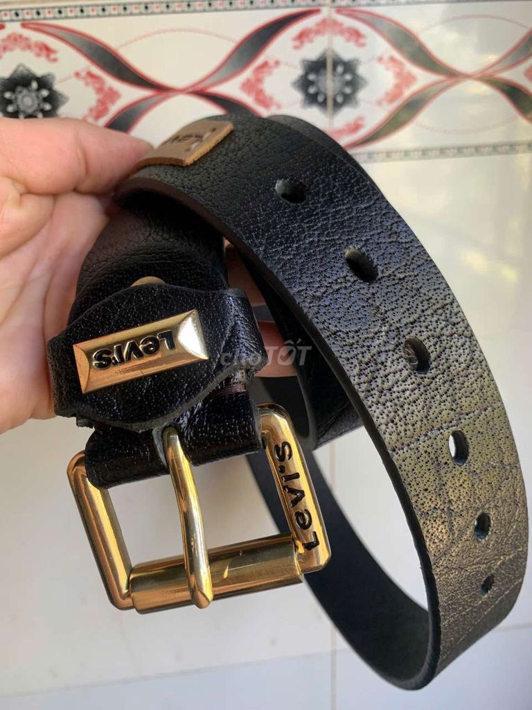 Dây nịt Levis Da bò, Đồng Đen, Nâu. Mua bán Phụ kiện thời trang khác tại Quận 1 Tp Hồ Chí Minh được đăng bởi Ty phạm 2hand hình 1