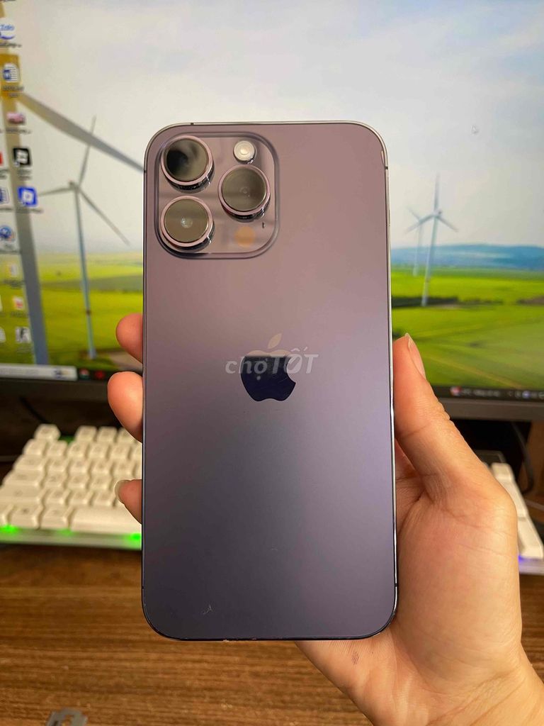 14 Pro Max 128GB Tím Mỹ LL/A Zin All, Full CN. Mua bán Điện thoại tại Quận Lê Chân Hải Phòng được đăng bởi Huy Tưởng Mobile hình 1