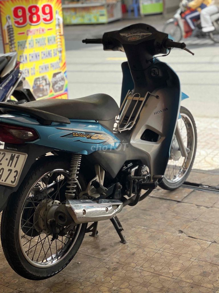 Honda Wave A 2018 синий, полуавтомат