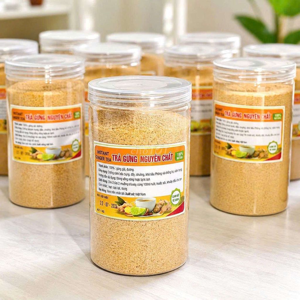 Trà hòa tan Gừng Việt Nam 1kg. Mua bán Đồ ăn, thực phẩm và các loại khác tại Huyện Châu Thành Long An được đăng bởi Thuấn  hình 1