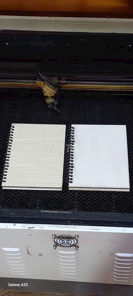Phôi Sổ Bìa Gỗ A5: Quà Tặng Khắc Laser
