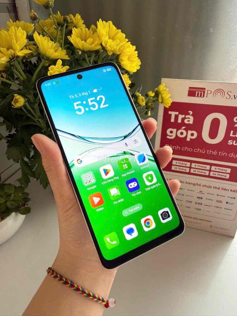 Oppo A5-Ram 8gb-128GB-BẢO HÀNH TGDĐ:14/10/2026. Mua bán Điện thoại tại Quận Ninh Kiều Cần Thơ được đăng bởi Cầm Đồ Thànhmobile cần thơ hình 1