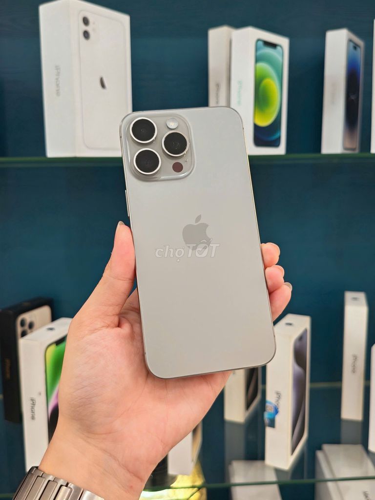 iPhone 15 Pro Max 256GB Natural VN Zin Áp Lỗi Nhẹ. Mua bán Điện thoại tại Quận Phú Nhuận Tp Hồ Chí Minh được đăng bởi TYMO Việt Nam hình 1