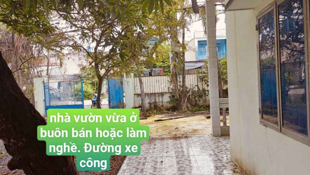 Nhà vườn mặt tiền lại Hùng Cường vào 1/ . Tổng 300 m có  nhà 5*20