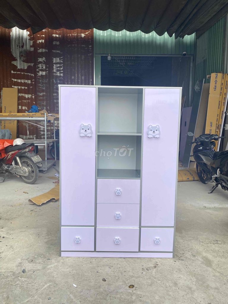 Tủ nhựa_tủ _áo nhựa Đài Loan kt 1m6*1m05*42cm