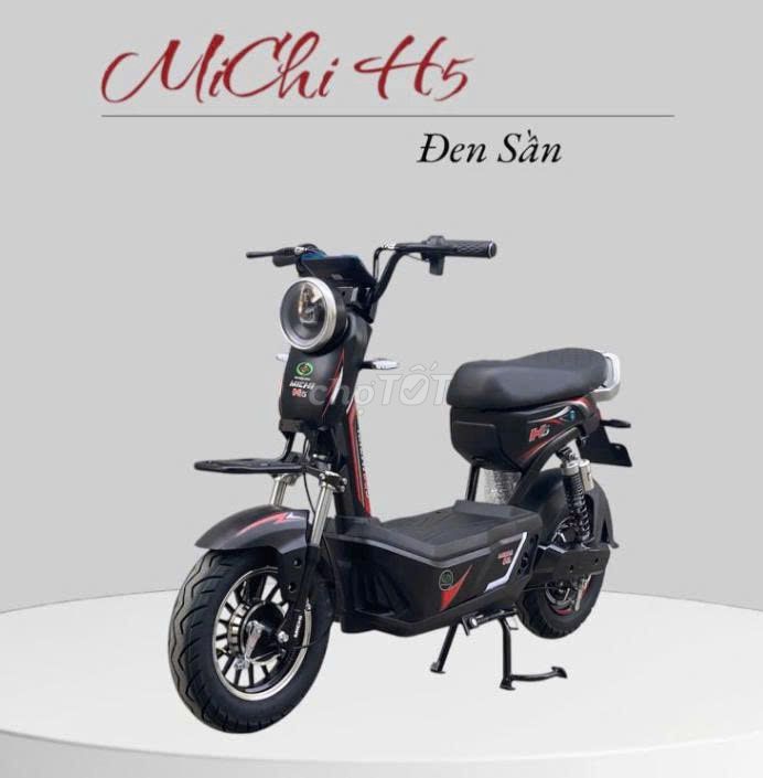 MICHI H5 ĐI 70KM/ LẦN SẠT, MỚI 100%, BH TẬN NHÀ. Mua bán Xe điện tại Huyện Nhà Bè Tp Hồ Chí Minh được đăng bởi XEĐIỆNTRẢGÓP KHÁNH CHƯƠNG hình 4