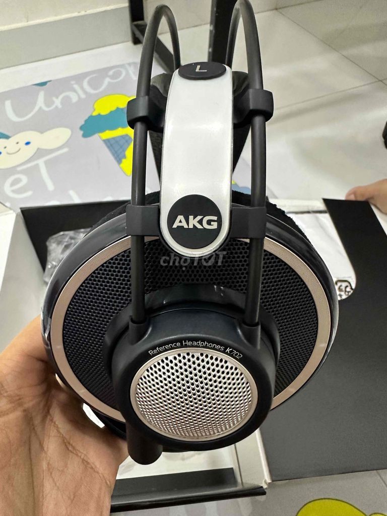 Tai nghe AKG K702 Đen bạc Mới. Mua bán Tivi, Âm thanh tại Quận Bình Thạnh Tp Hồ Chí Minh được đăng bởi Nguyễn Hoàng Bảo hình 1