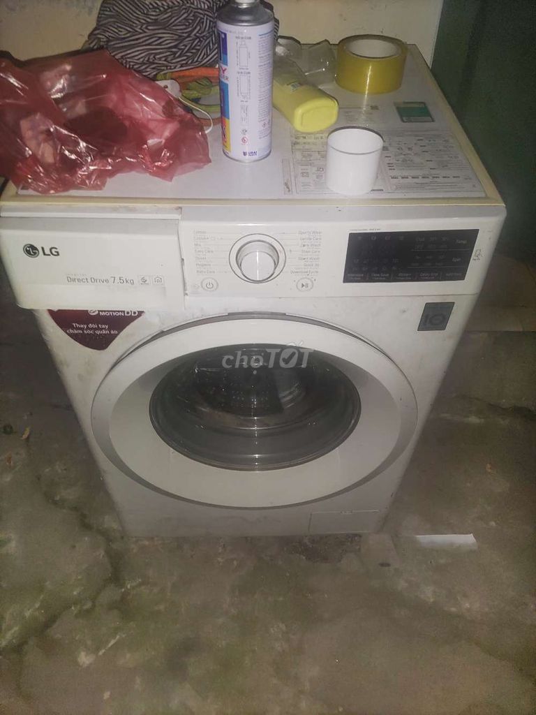 Máy giặt LG 7.5kg Trắng Đã sử dụng. Mua bán Máy giặt tại Quận Bắc Từ Liêm Hà Nội được đăng bởi vũ tuấn long hình 1