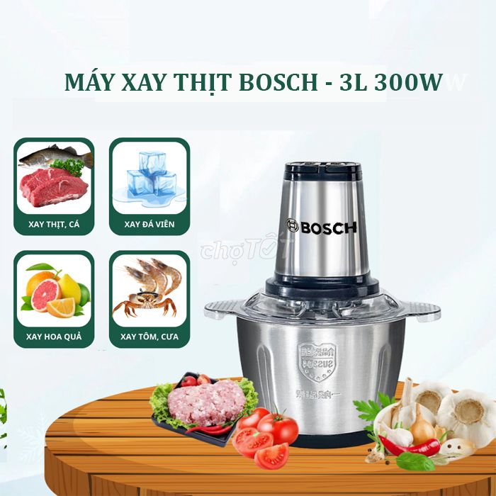 MÁY XAY THỊT BOSCH 3Lít 300W Đa Năng Chính Hãng