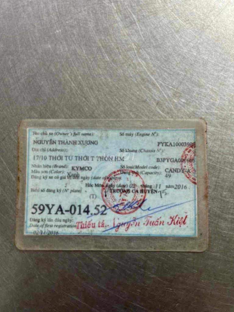 CANDY 50 Cm3 2016 TP CÓ HỖ TRỢ GÓP OĐ CÓ ĐỖI XE. Mua bán Xe máy tại Huyện Hóc Môn Tp Hồ Chí Minh được đăng bởi Khaianh  hình 5