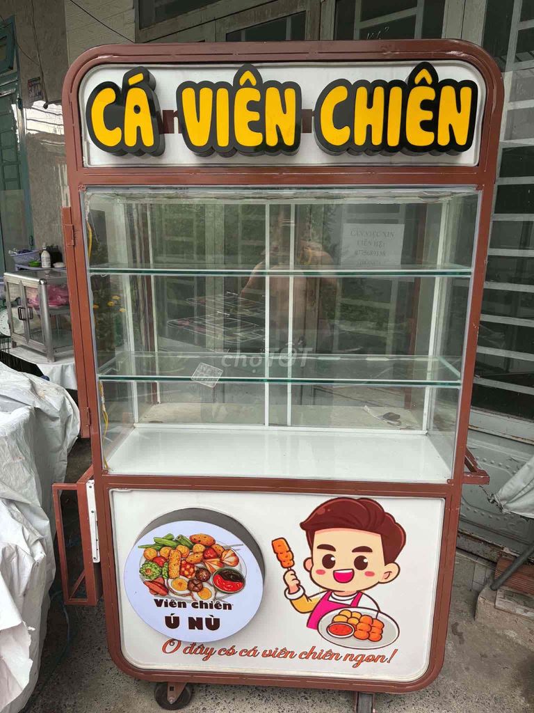 Tủ bán hàng rong Kính, Kim loại. Mua bán Đồ chuyên dụng, Giống nuôi trồng tại Huyện Hóc Môn Tp Hồ Chí Minh được đăng bởi Nguyễn Hưng hình 1
