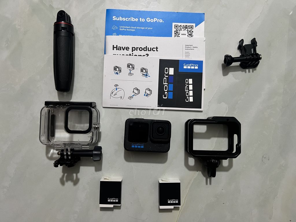 Combo Gopro 12 -  khung / 2 pin / hộp chống nước. Mua bán Máy ảnh, Máy quay tại Quận 4 Tp Hồ Chí Minh được đăng bởi Nam H hình 1