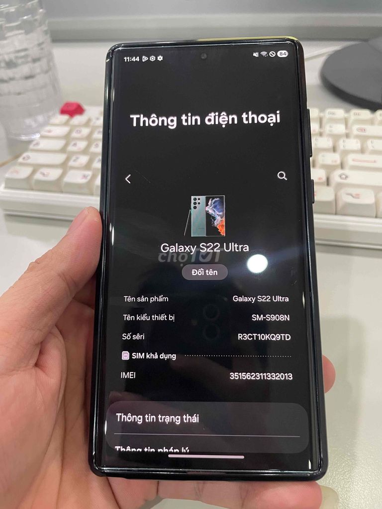 Samsung S22 Ultra 12GB/256GB Xám. Mua bán Điện thoại tại Thành phố Thuận An Bình Dương được đăng bởi Đôn hình 1