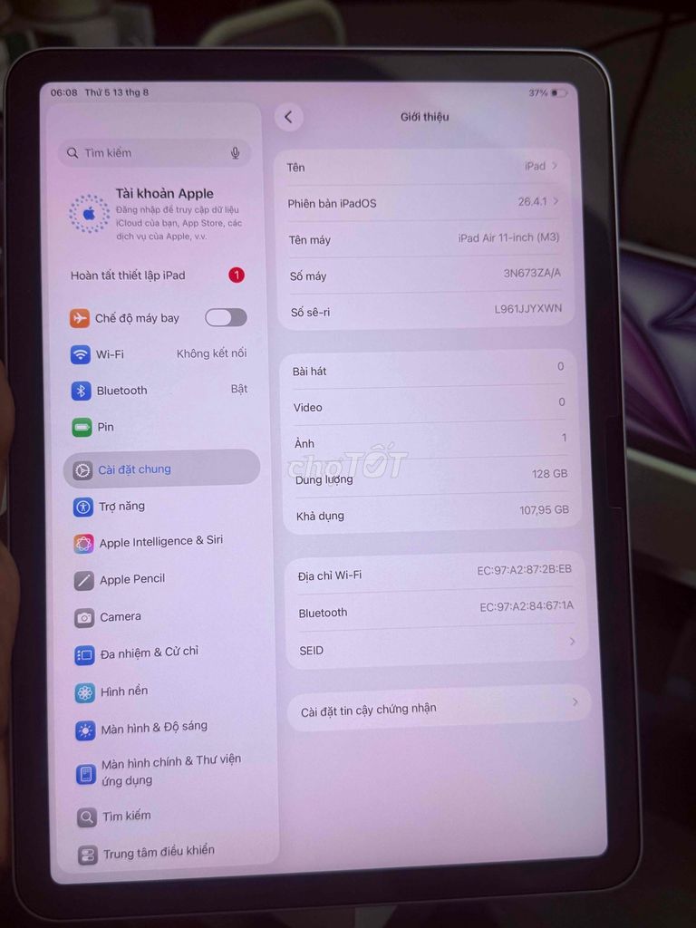 ipad :Gen 11-mini 7-Air 6-Air 7 pen c. Mua bán Máy tính bảng tại Quận 7 Tp Hồ Chí Minh được đăng bởi Thành hình 1