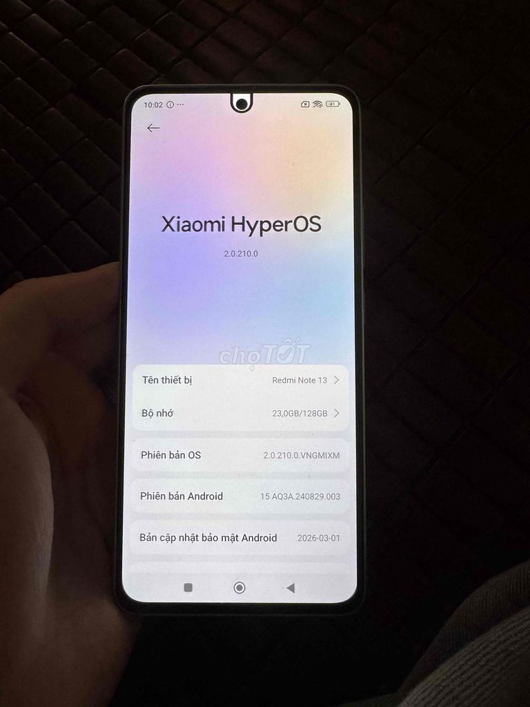 Redmi Note 13 8GB/128GB Xanh lá. Mua bán Điện thoại tại Huyện Trực Ninh Nam Định được đăng bởi Tuyn hình 1