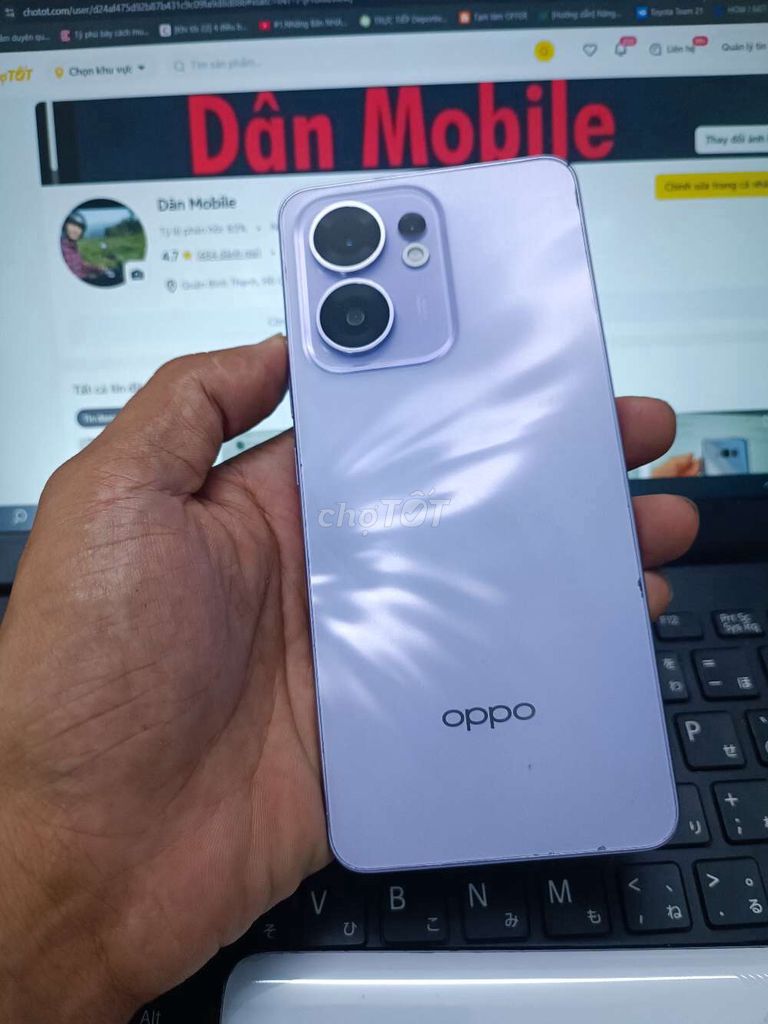 Oppo Reno 13F 5G 12GB/256GB Snap 6 GEN 1 Zin Đẹp. Mua bán Điện thoại tại Quận Bình Thạnh Tp Hồ Chí Minh được đăng bởi Dân Mobile hình 1