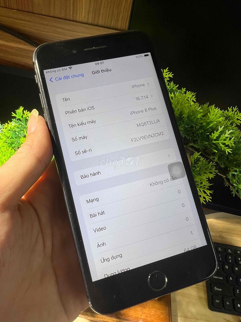 8 Plus 64GB Đen... Mua bán Điện thoại tại Thành phố Tân An Long An được đăng bởi lê văn thái hình 1