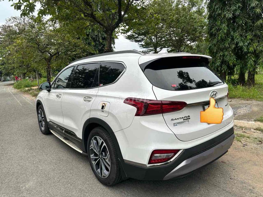 Hyundai Santafe, полная дизельная комплектация, 2020, белый