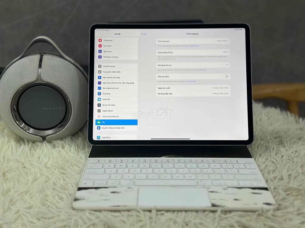 IPad Air6 13in 128GB 5G Pin 100% BH6/2025. Mua bán Máy tính bảng tại Thành phố Thủ Đức Tp Hồ Chí Minh được đăng bởi Quốc Anh Store hình 2