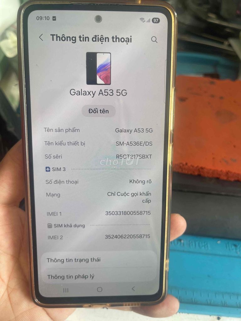 Samsung Galaxy A53 5G 128GB Đen 8GB. Mua bán Điện thoại tại Thành phố Dĩ An Bình Dương được đăng bởi ngọc nhi hình 1