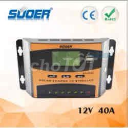 Bộ điều khiển sạc SUOER 40A 12V/24V PWM bù nhiệt. Mua bán Nội thất, đồ gia dụng khác tại Quận Bình Thuỷ Cần Thơ được đăng bởi NĂNG LƯỢNG PRO hình 1