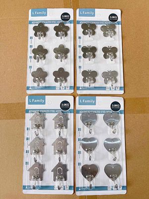SET 3 VỈ MÓC DÁN TƯỜNG. Mua bán Nội thất, đồ gia dụng khác tại Thành phố Biên Hòa Đồng Nai được đăng bởi Nguyễn Thị Hồng Nhung