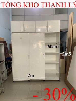 TỦ QUẦN ÁO CỬA LÙA-TỦ QUẦN ÁO GỔ-TỦ QUẦN ÁO 2M50. Mua bán Tủ, kệ gia đình tại Quận Gò Vấp Tp Hồ Chí Minh được đăng bởi KHO THANH LÝ TOP1