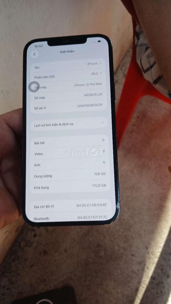 Apple iPhone 12 Pro Max 128GB Nứt lưng. Mua bán Điện thoại tại Quận 12 Tp Hồ Chí Minh được đăng bởi Thu Hiền  hình 1
