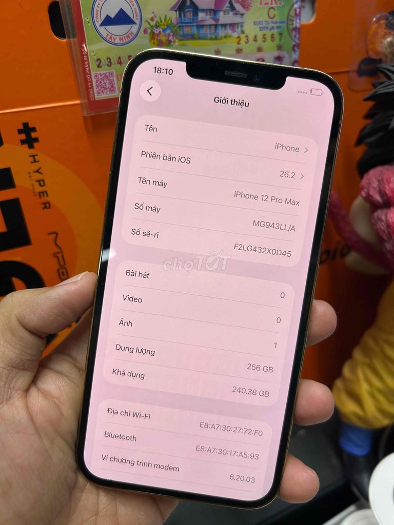Apple iPhone 12 Pro Max 256GB Vàng. Mua bán Điện thoại tại Quận 4 Tp Hồ Chí Minh được đăng bởi Nguyễn Nhân hình 1