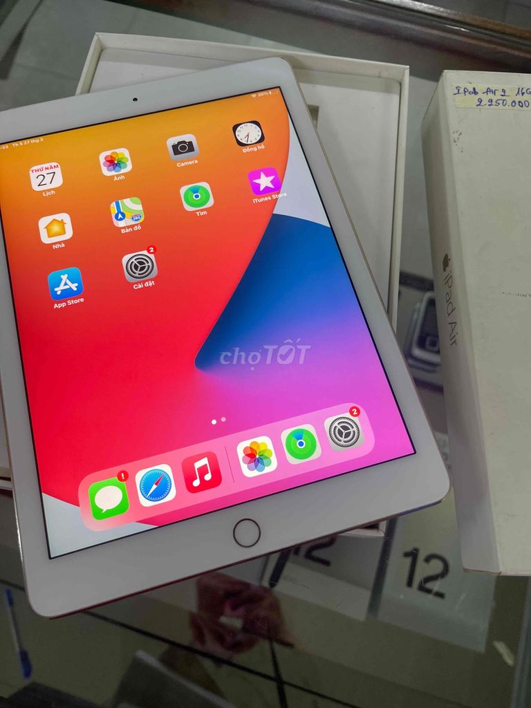 Ipad Air 2 9.7” 16GB WiFi + 4G Fullbox. Mua bán Máy tính bảng tại Quận Ninh Kiều Cần Thơ được đăng bởi Cầm Đồ Anh Quý hình 2